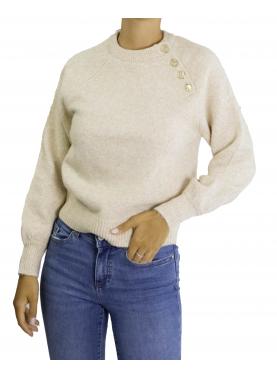 Maglione con bottoni dorati Only 